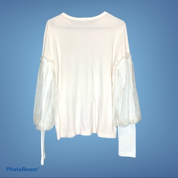 Nordstrom | Clu contrast sleeve top - Picture 2 of 5